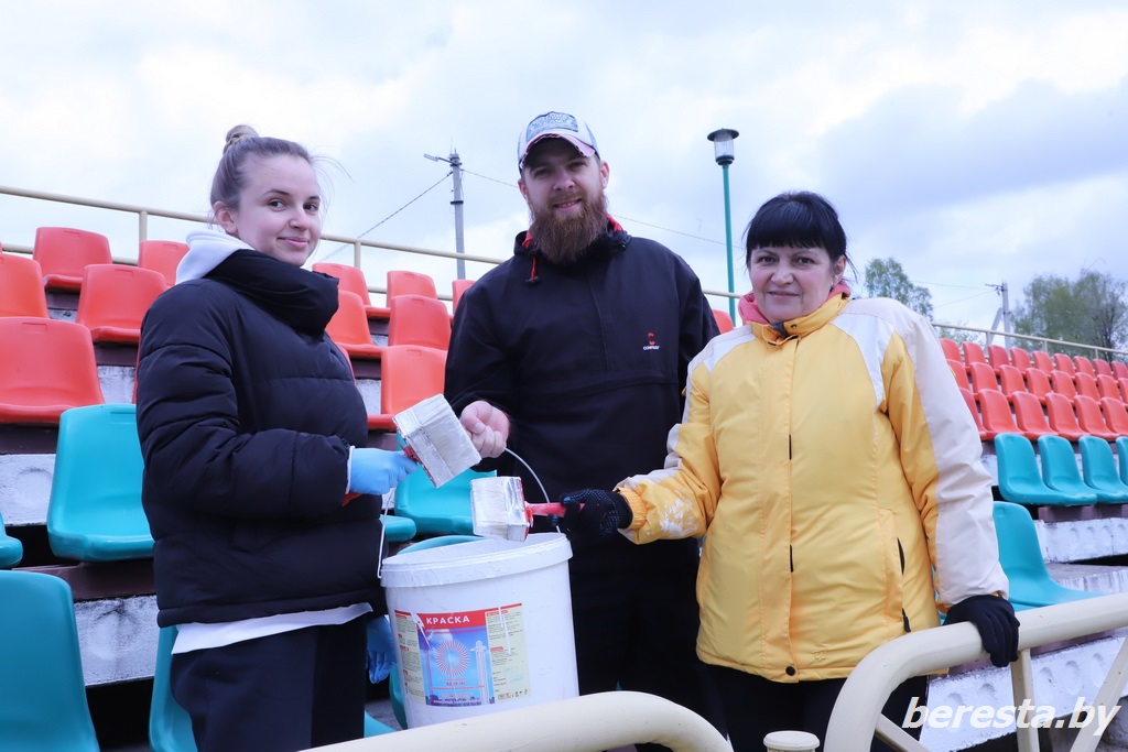 Республиканский субботник на Берестовитчине. Внимание – объектам спортивной инфраструктуры