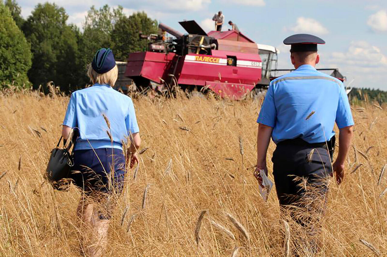 Уборочная – под контролем сотрудников милиции