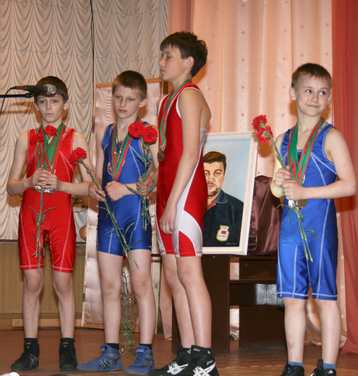 На Берестовитчине проходит ІІІ Республиканский турнир по вольной борьбе памяти В.И.Валейчика