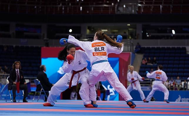 Финальные соревнования по каратэ республиканской универсиады - 2021 проходят в Гродно