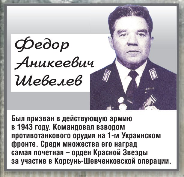 Давайте вспомним: Федор Аникеевич Шевелев