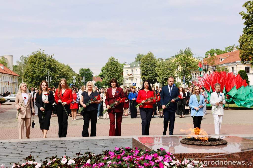 Молодежь Гродненщины почтила память героев Великой Отечественной войны