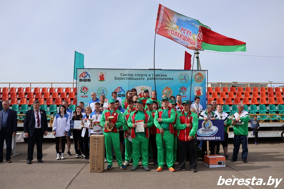 На Берестовитчине прошла районная спартакиада среди трудовых коллективов, посвященная Дню труда