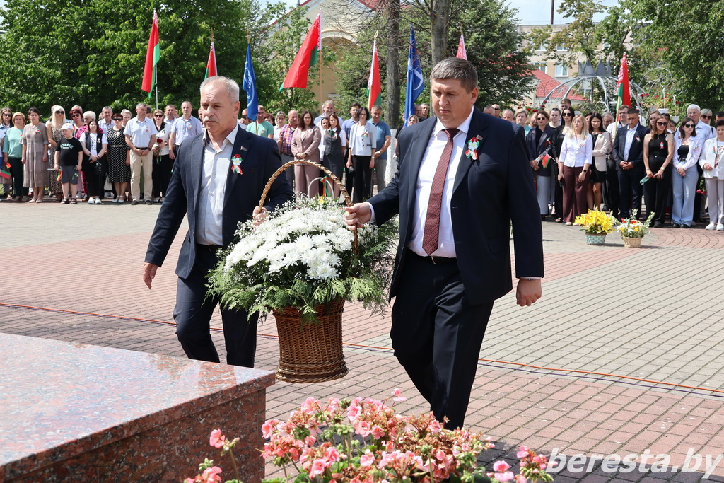 Мы этой памяти верны. В Большой Берестовице отметили 81-ю годовщину освобождения района от немецко-фашистских захватчиков
