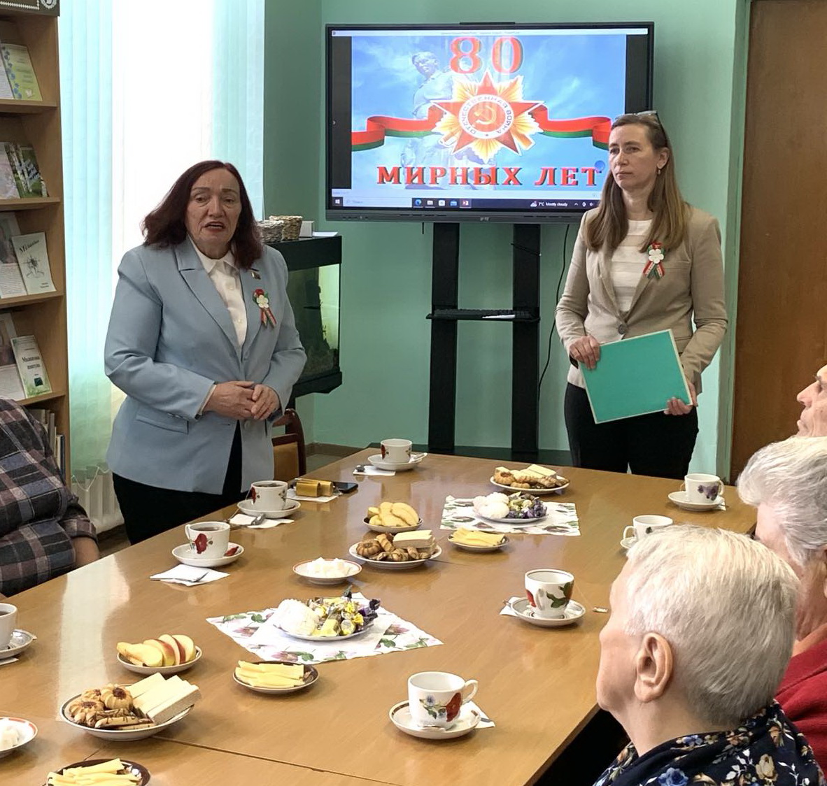 Вечер встречи “Великая Победа, одержанная единством” прошел в Берестовицкой райбиблиотеке