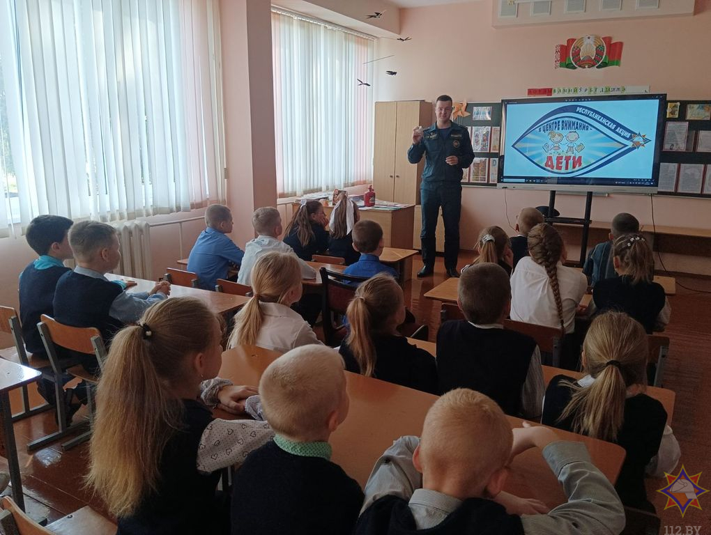 Берестовицкие спасатели провели уроки безопасности для школьников