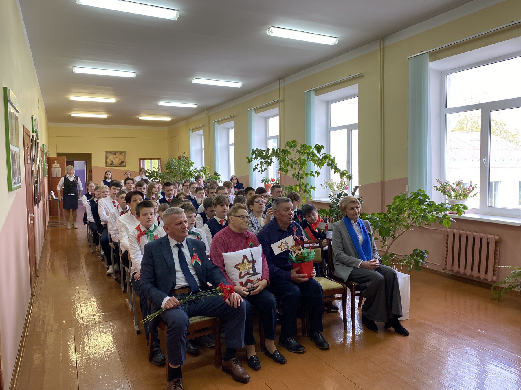 ФОТОФАКТ. В Олекшицкой средней школе прошла музейная презентация «Журавли нашей памяти»