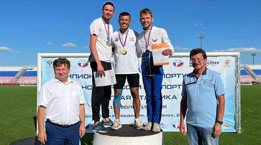 Белорусские легкоатлеты завоевали девять наград чемпионата и первенства России по спорту глухих