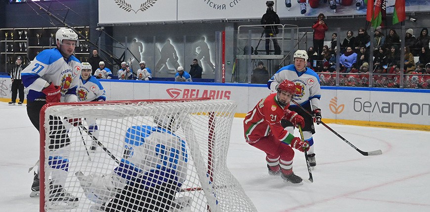 Команда Президента обыграла Гродненскую область и вырвалась в лидеры хоккейного турнира
