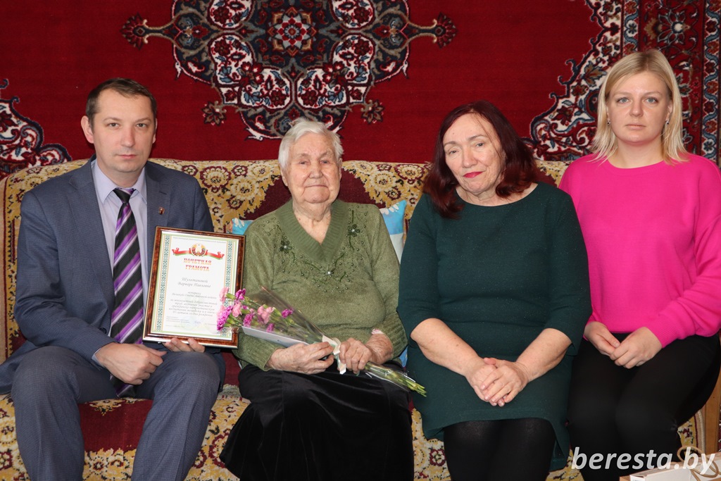 На Бераставіччыне ветэрана Вялікай Айчыннай вайны павіншавалі з 95-годдзем