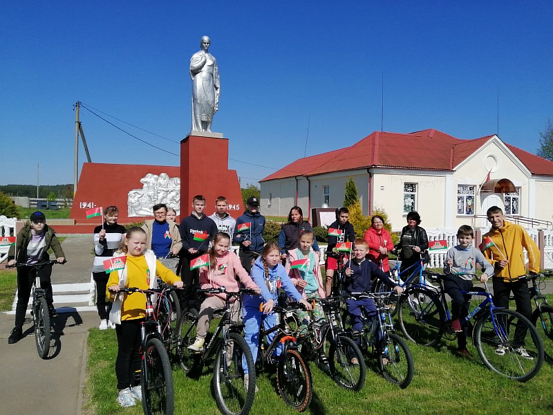 Велопробег «Мы Наследники той Победы!» прошел в Конюховской средней школе