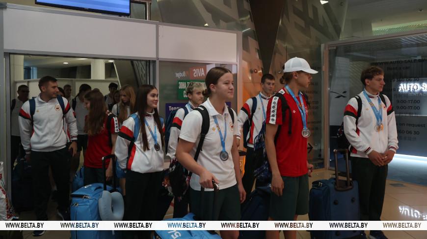 Белорусская делегация вернулась с Европейского юношеского олимпийского фестиваля