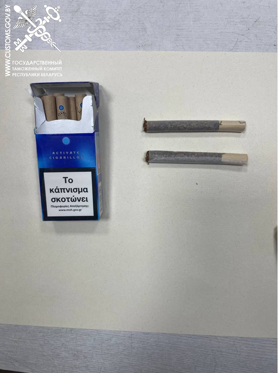 Две сигареты с марихуаной пытался ввезти из Литвы гражданин Беларуси