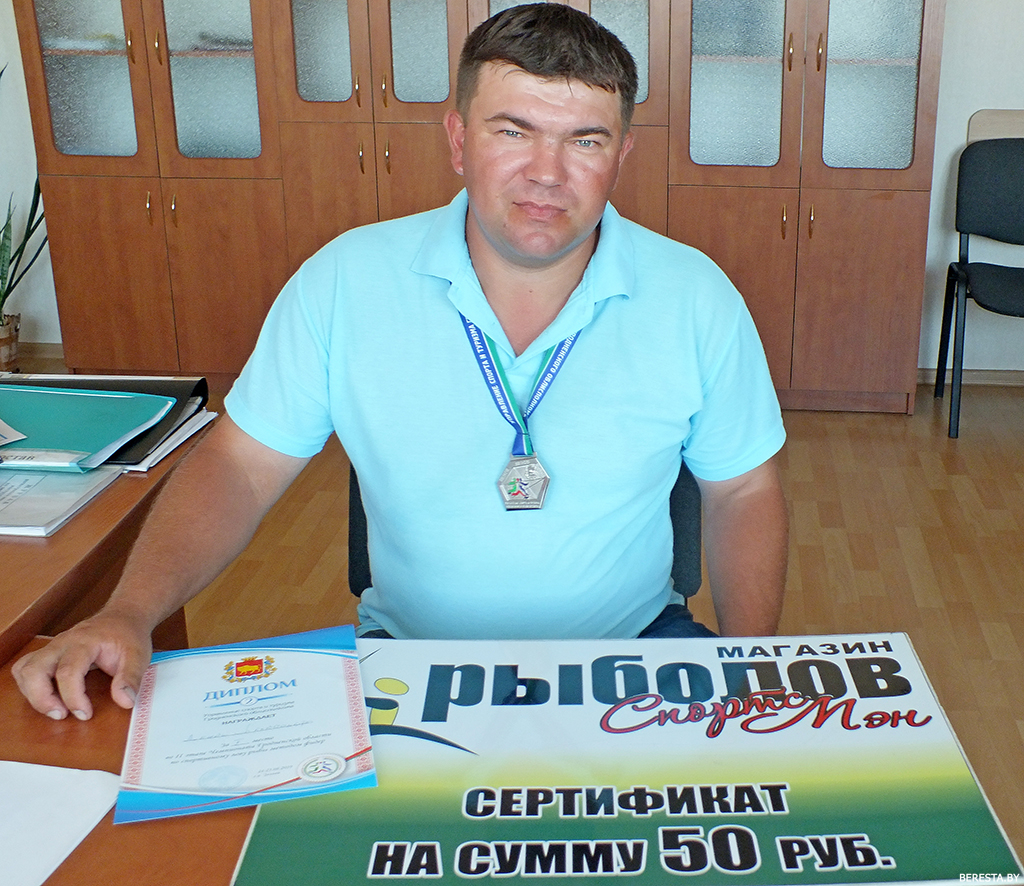 Берестовичанин Александр Дешко - призер областного чемпионата по спортивной рыбалке