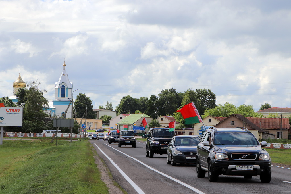 «Маршрутами памяти. Маршрутами единства». В Берестовицком районе состоялся автопробег. Фоторепортаж