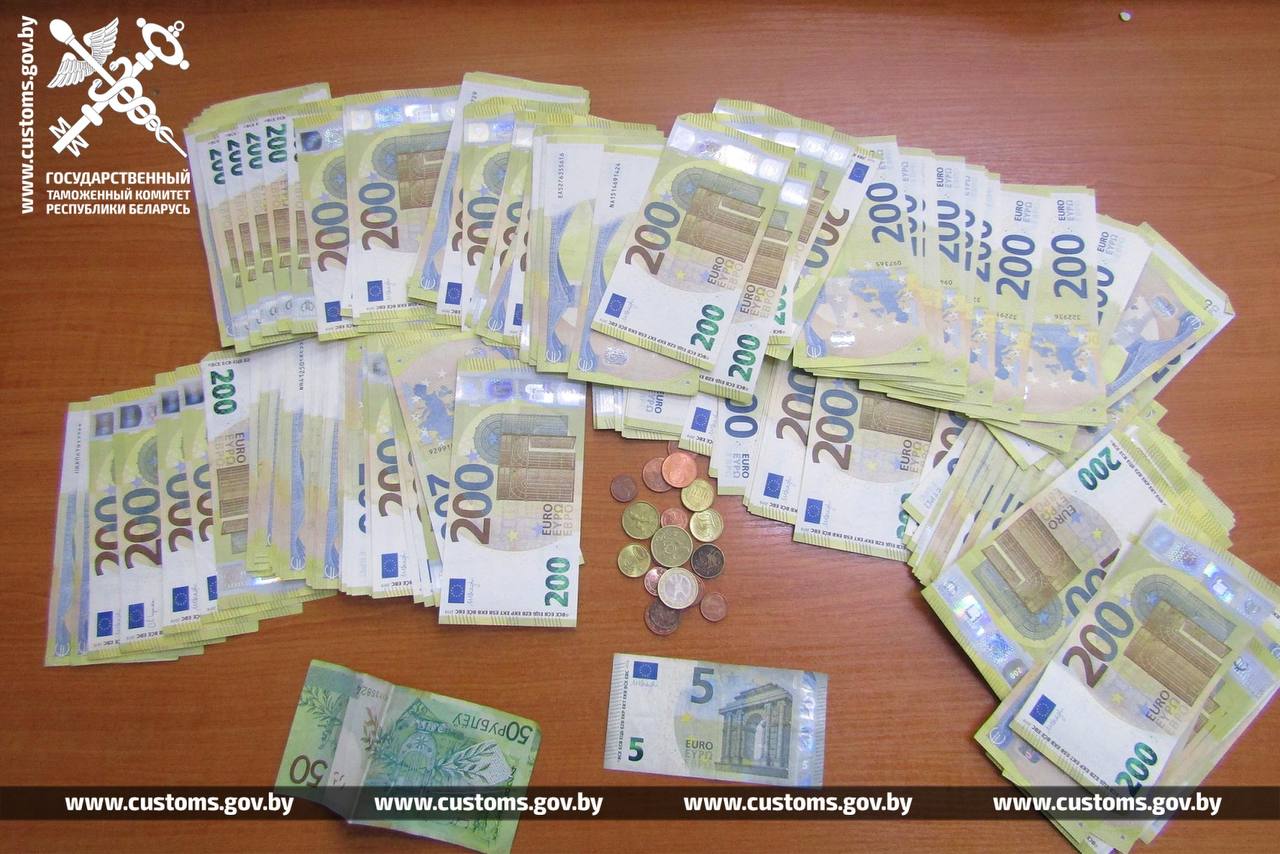 50 тысяч евро намеревалась незаконно ввезти в нашу страну прибывшая из Литвы гражданка Беларуси