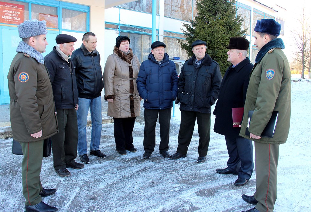 Сельский сход в агрогородке Олекшицы