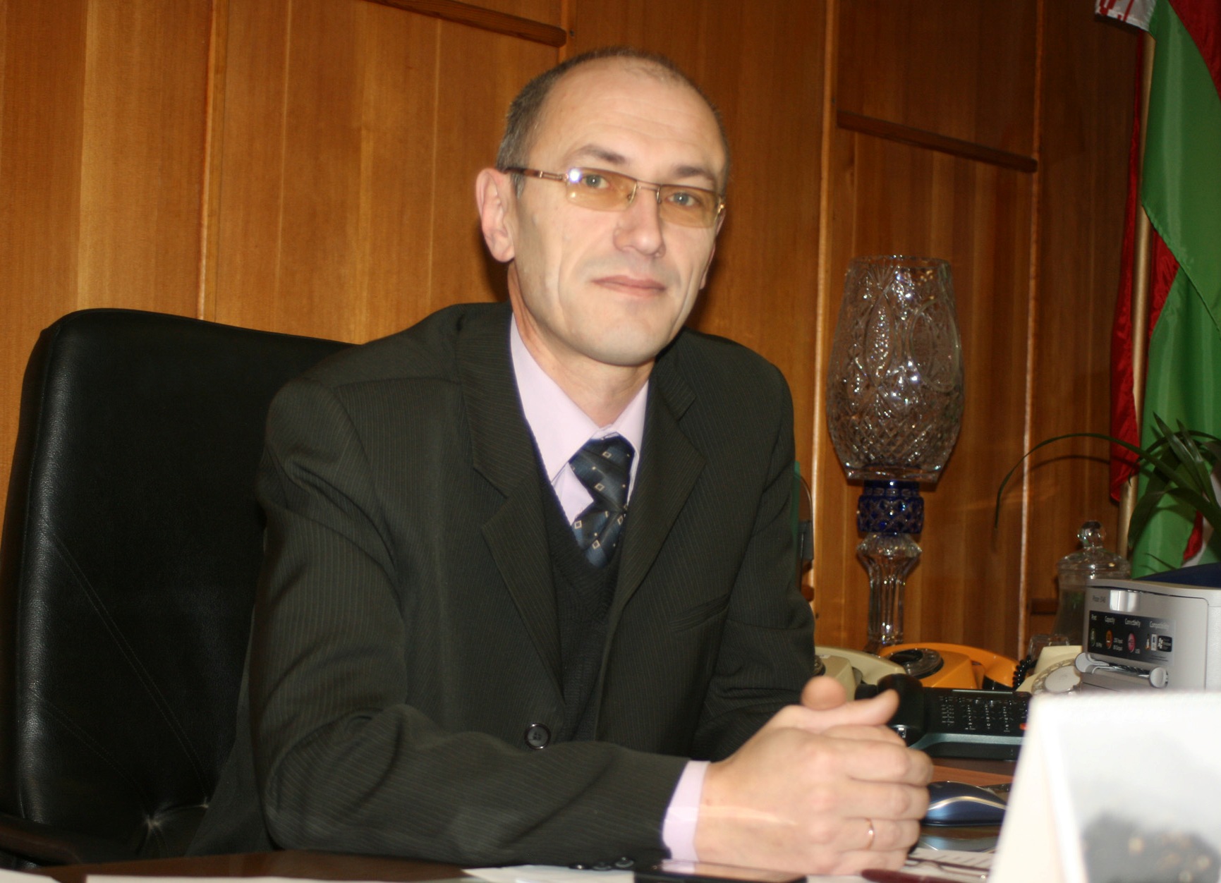 Поздравления от председателя Берестовицкого районного исполнительного комитета Антона Станиславовича Кулисевича: