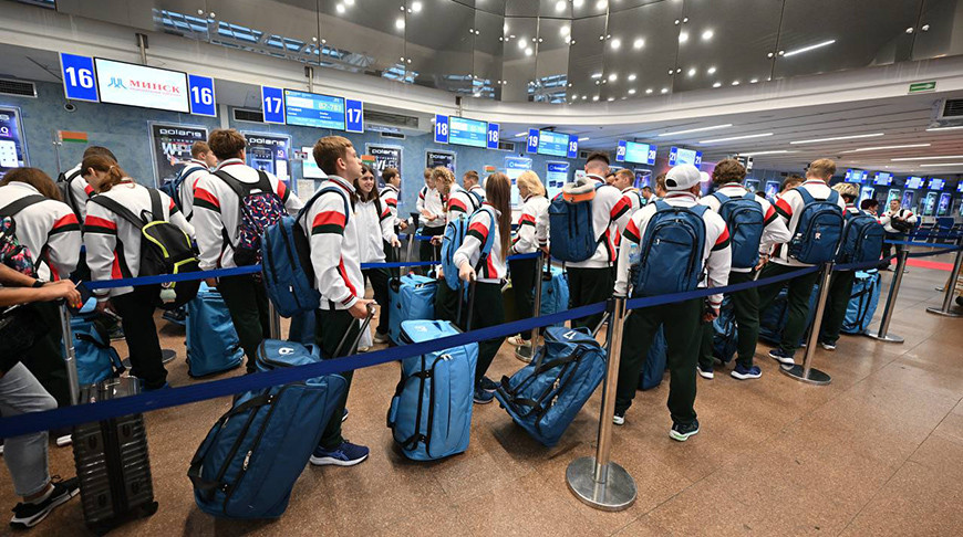 Белорусская делегация прибыла на Европейский юношеский олимпийский фестиваль в Скопье