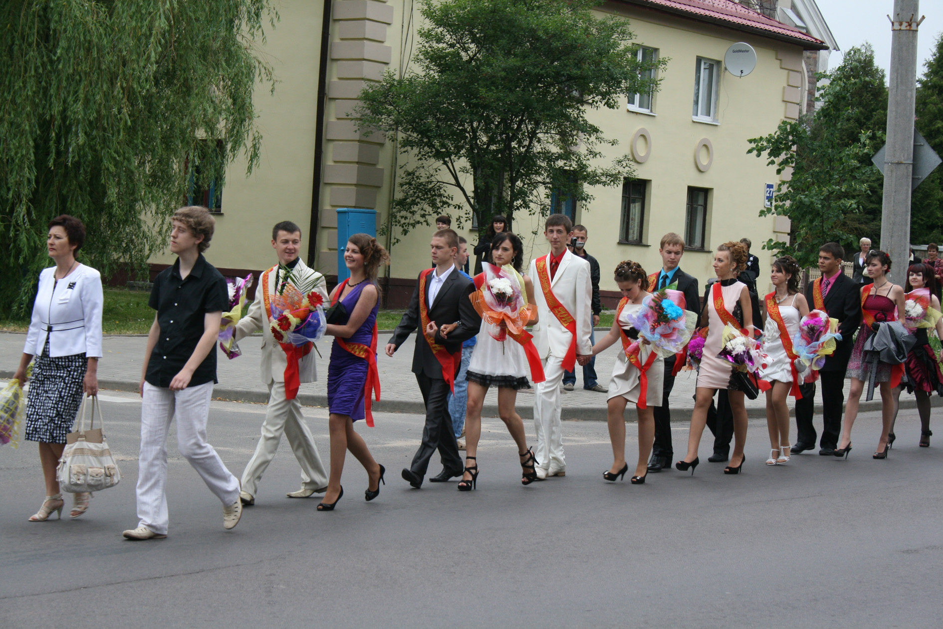 Выпускнікі  развіталіся са школай