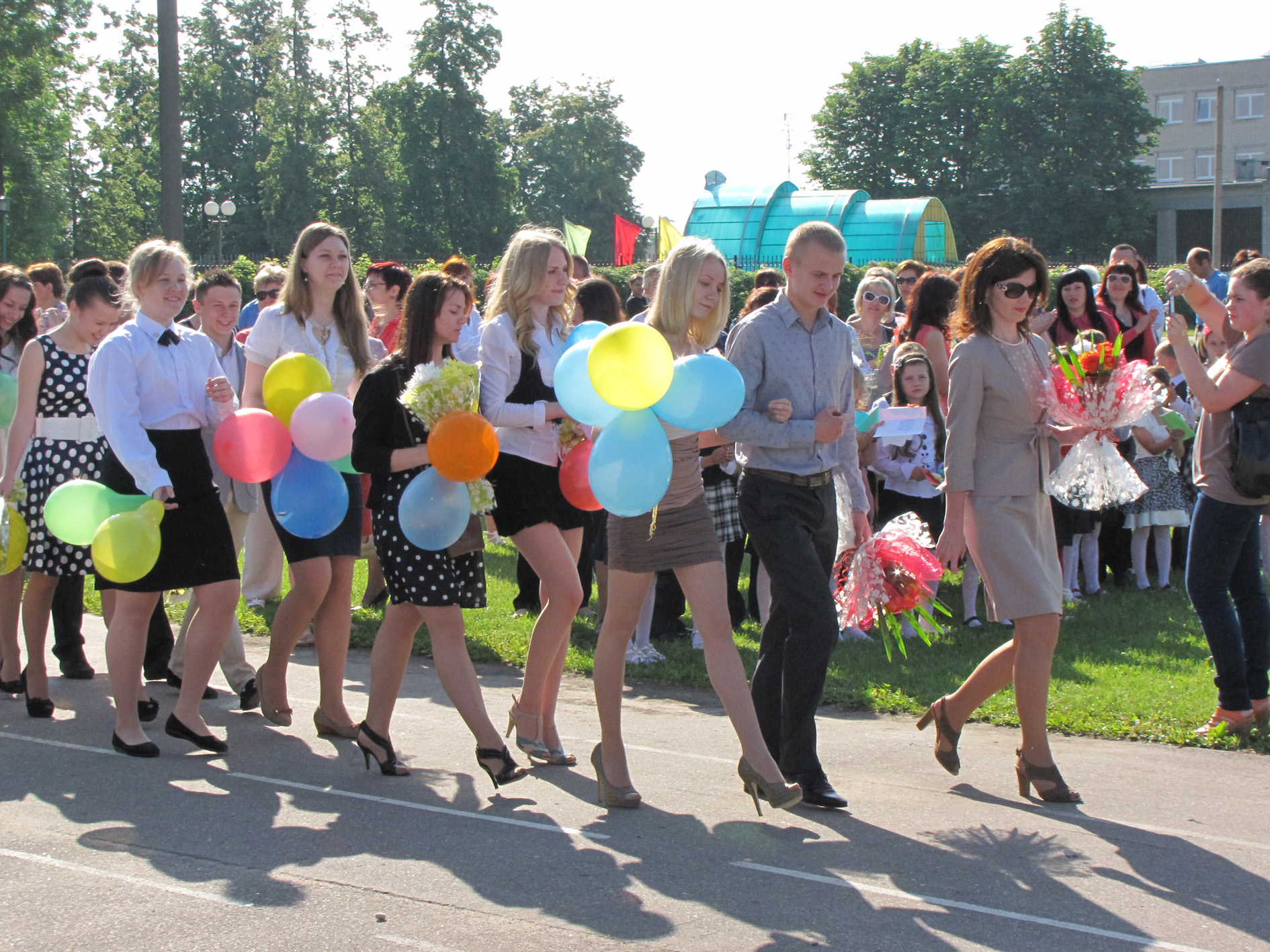 Апошні  званок прагучаў у школах Бераставіцкага раёна