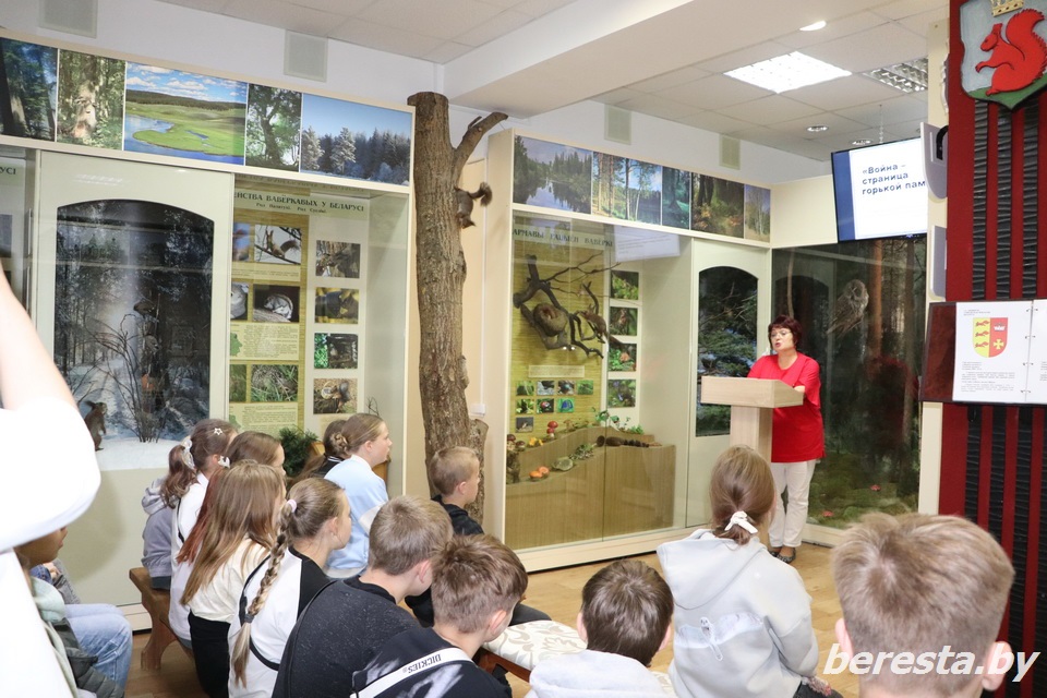 В музее Белки в Большой Берестовице состоялась лекция «Война - страница горькой памяти»