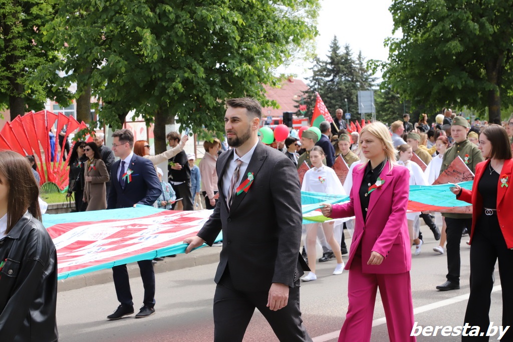 Берестовитчина помнит. В райцентре состоялось торжественное шествие