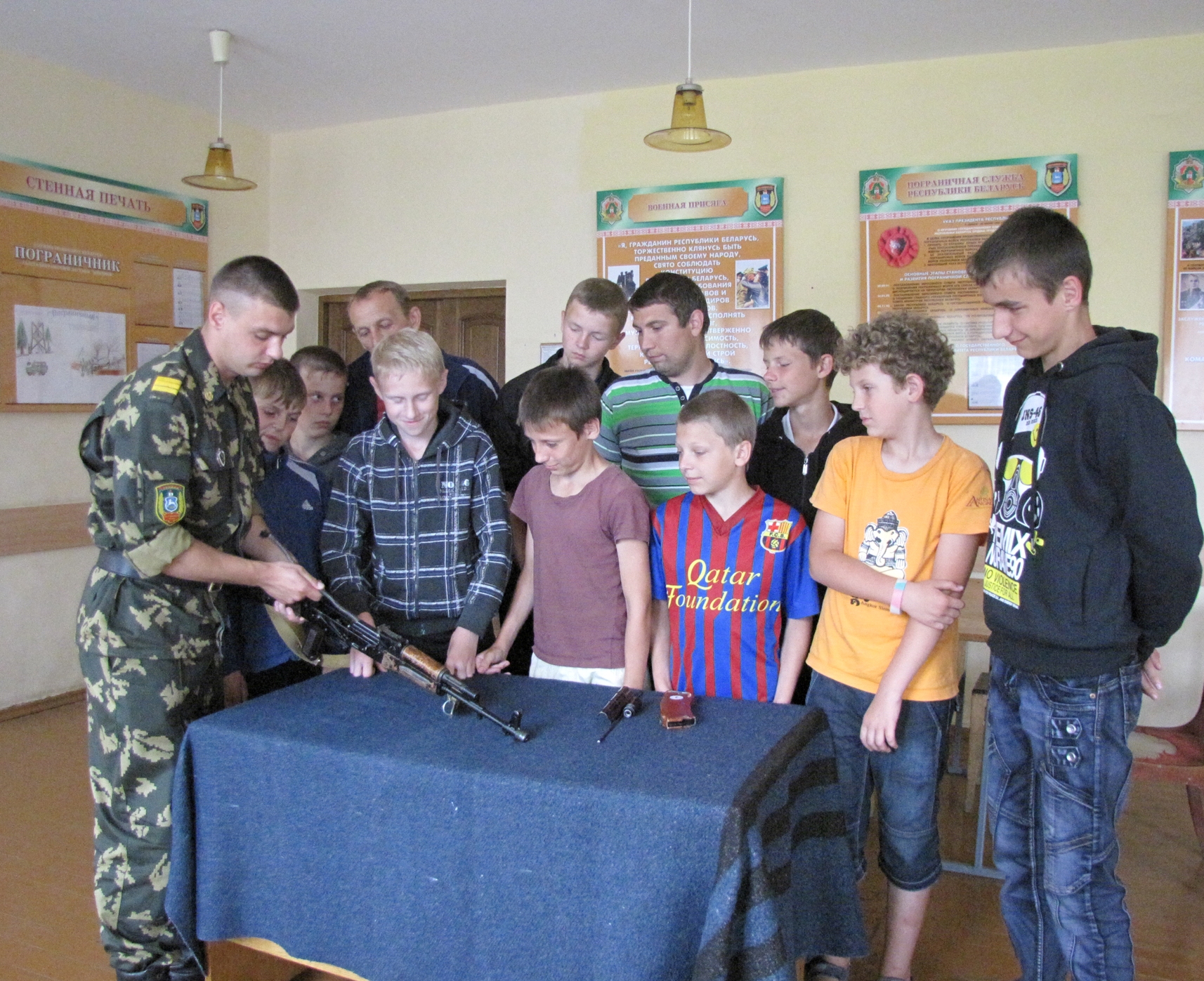 Адпачынак са смакам службы  ў  лагеры “Юны пагранічнік”