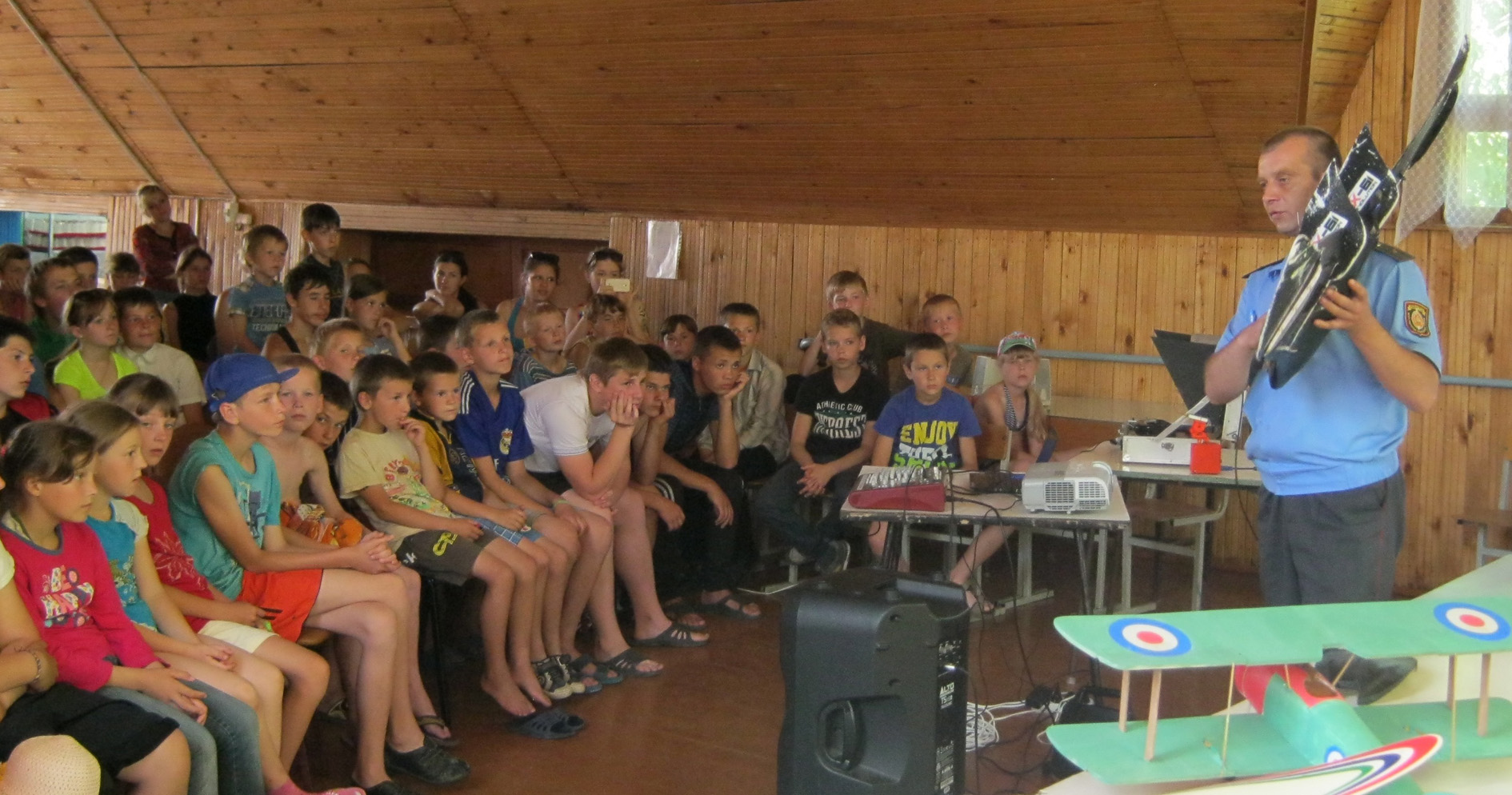 Клуб «ВИНТ» – с выставкой в лагере "Берестовицкий"