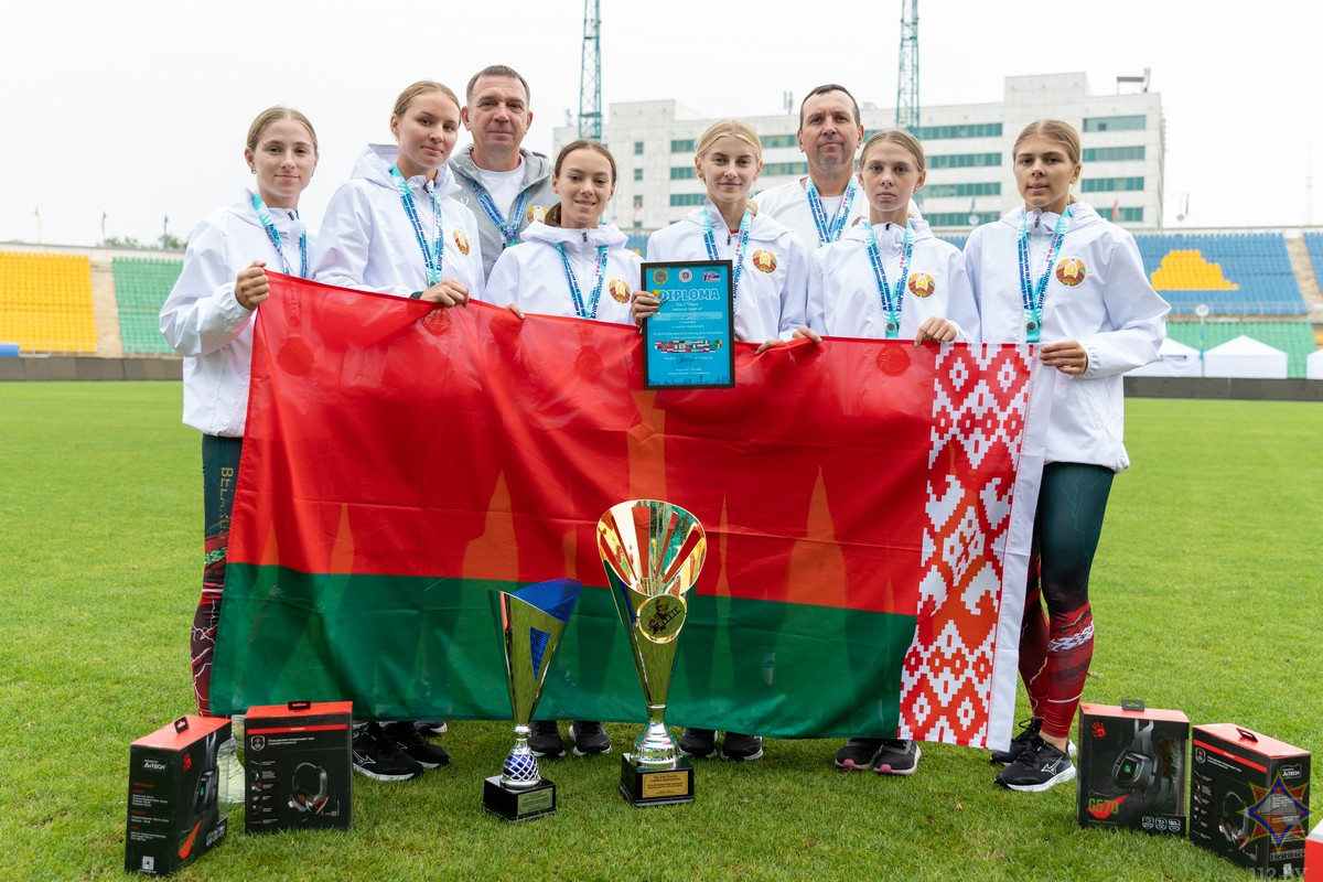 Белорусские юниоры завоевали серебро на чемпионатах мира по пожарно-спасательному спорту