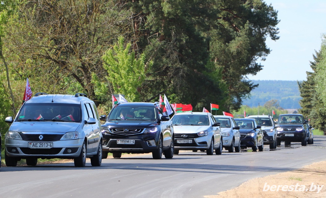 На Берестовитчине прошел автопробег «Мы помним!», посвященный 80-летию Победы