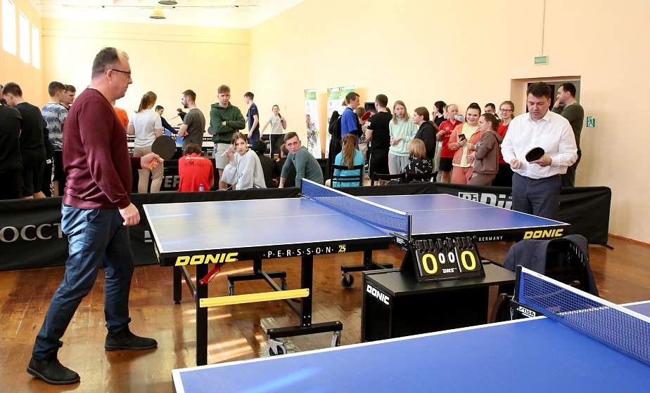 «Наша цель – привлечь ребят к занятию спортом». В рамках Недели здоровья с БРСМ во всех районах Гродненской области прошли соревнования по настольному теннису