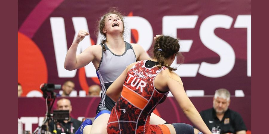 Белоруска Пирская выиграла серебро юношеского первенства планеты по борьбе