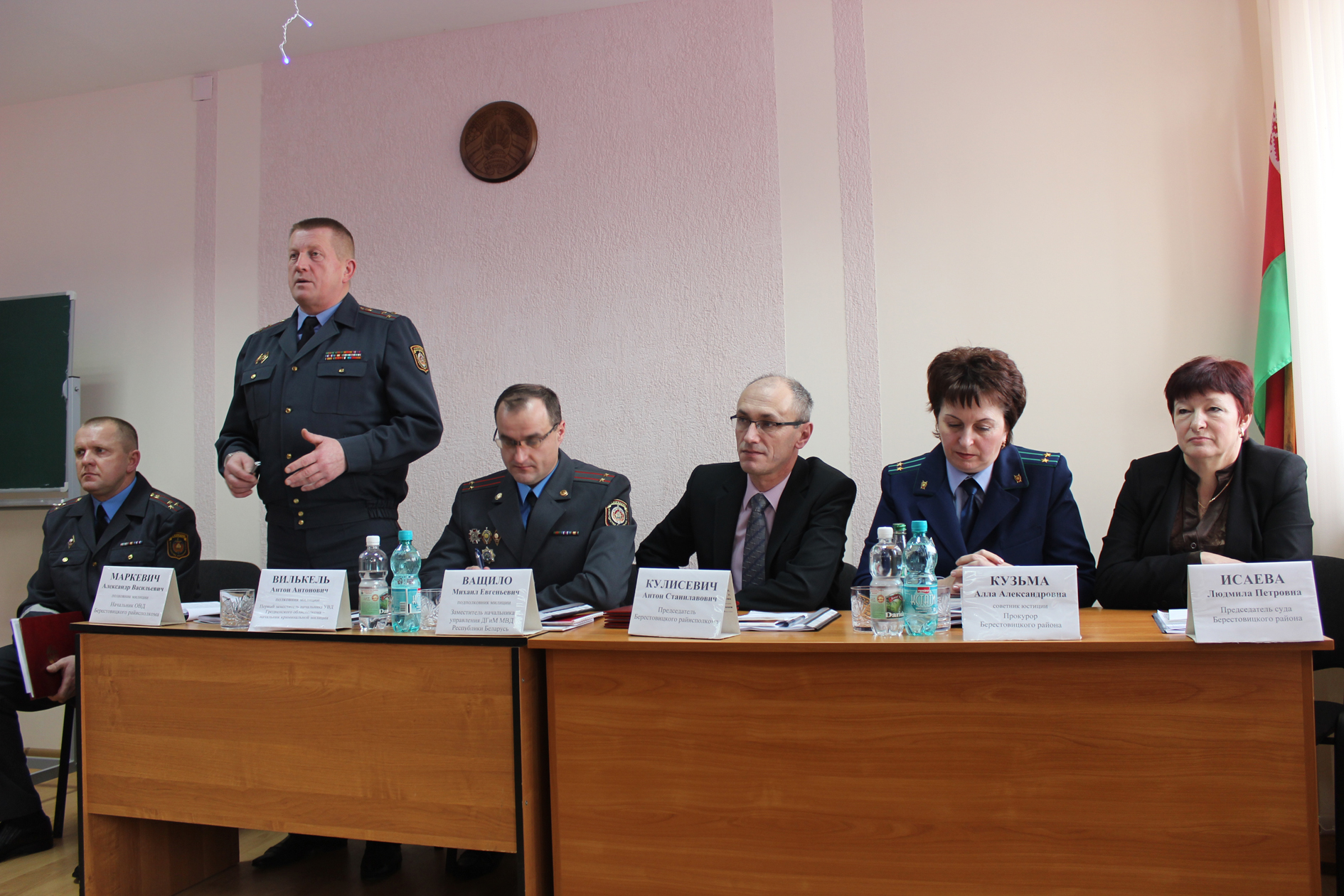 В Берестовицком РОВД подвели итоги за 2013 год