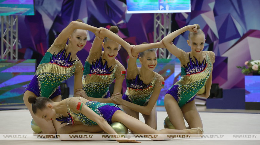 Белорусские грации выиграли групповые упражнения II Игр стран СНГ
