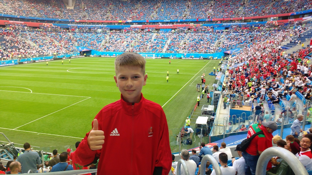 Мечты сбываются! Учащийся Большеберестовицкой средней школы Максим Трушко стал флагоносцем на чемпионате мира по футболу