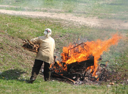 Не сжигайте мусор!