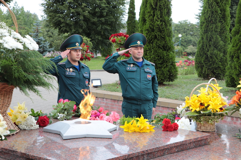 В Большой Берестовице почтили память павших в боях за освобождение района