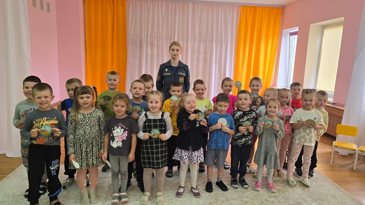 Спасатели провели занятия по безопасности для дошкольников