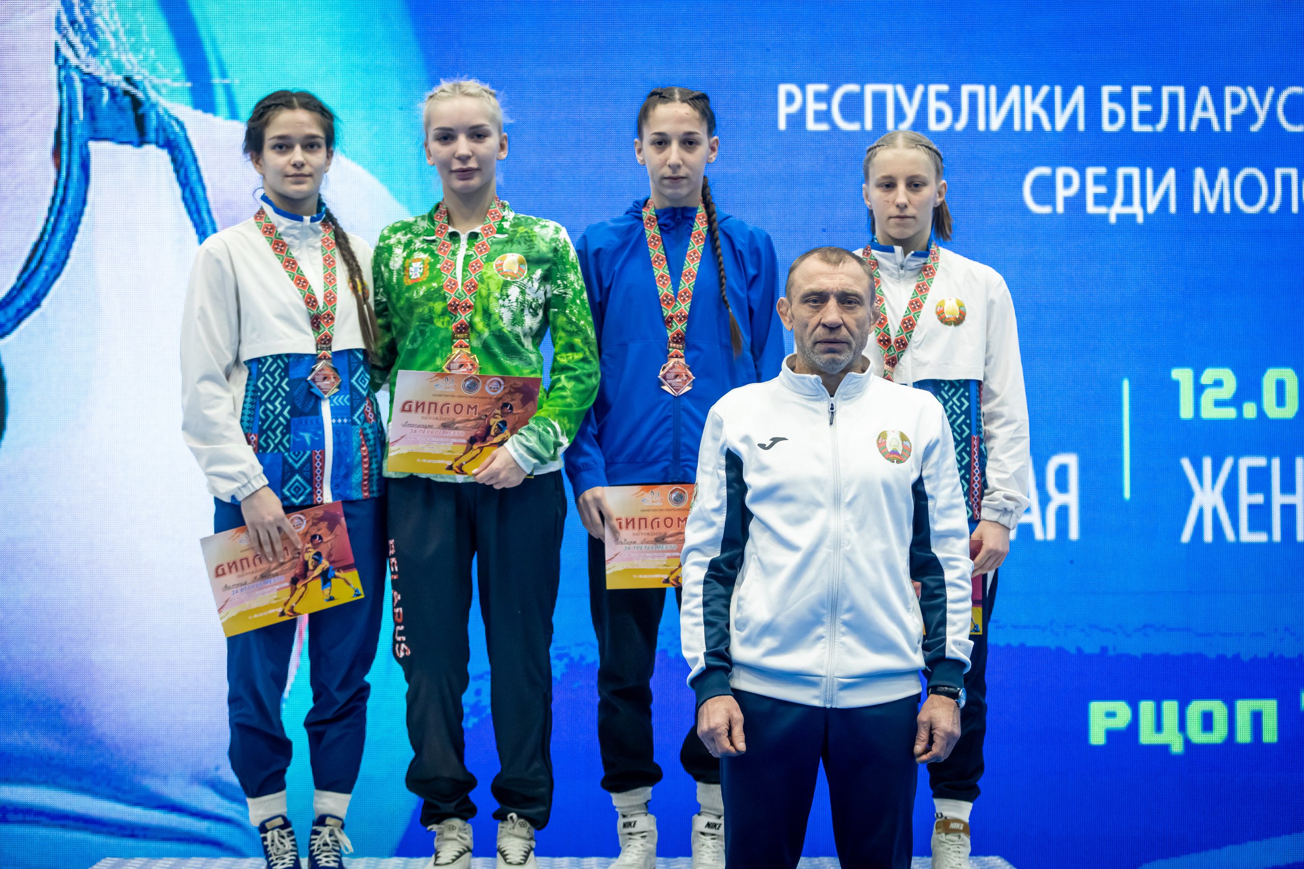 Берестовицкие спортсмены - медалисты Первенства Республики Беларусь по вольной борьбе