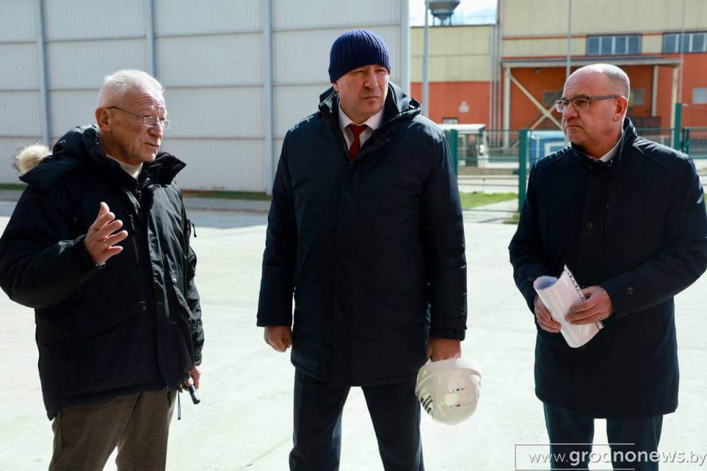 Юрий Караев посетил Гродненский завод по утилизации и механической сортировке отходов