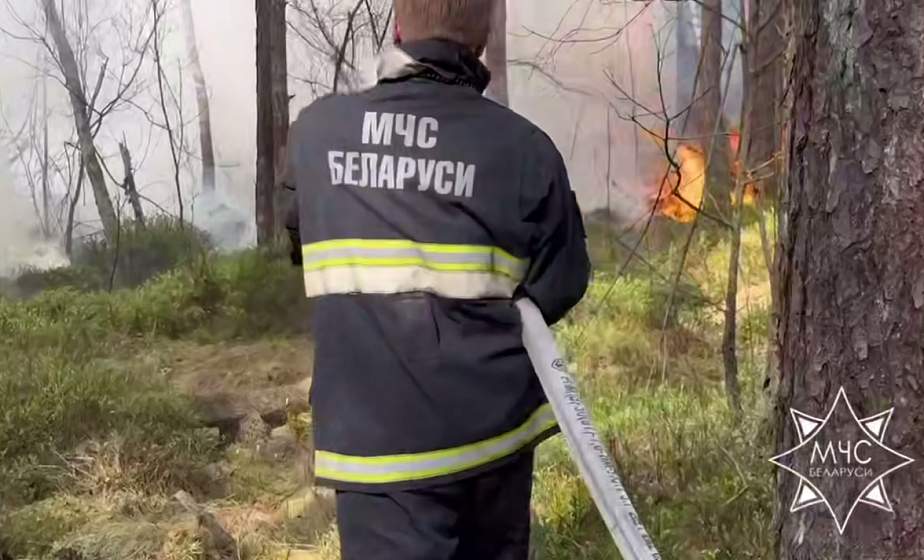 Пожар у агрогородка Поречье в Гродненском районе локализован