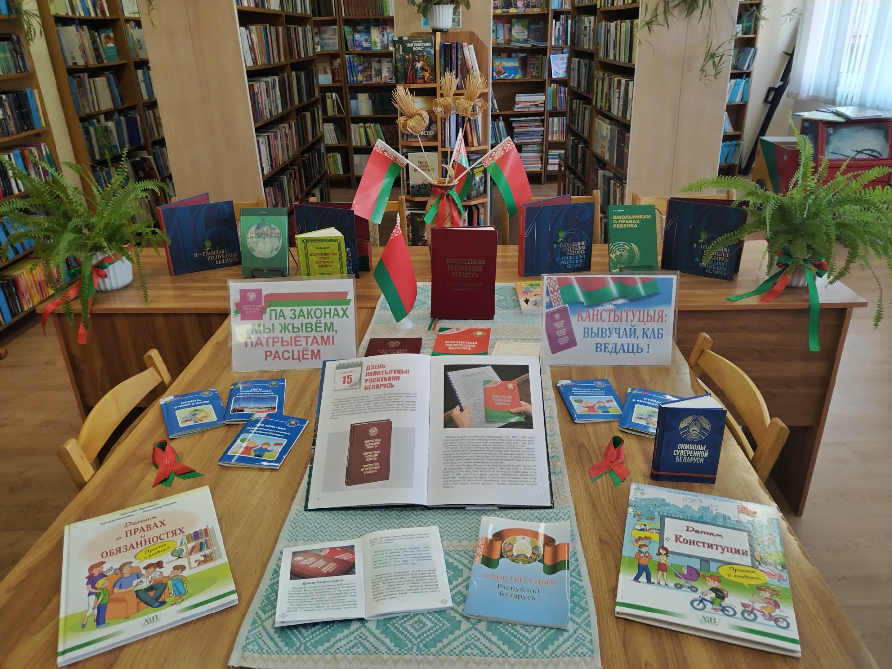 Книжные выставки ко Дню Конституции организованы в библиотеках района
