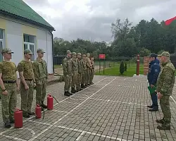 В Берестовицком районе прошли совместные тактико-специальные учения МЧС и органов пограничной службы