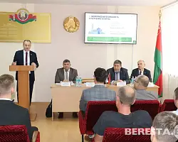 Министр энергетики Республики Беларусь Денис Мороз обсудил вопросы экологической безопасности с трудовым коллективом Берестовицкого РЭС