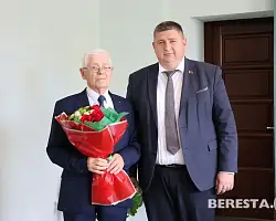 В райисполкоме состоялось торжественное чествование с юбилеем Ивана Захарчука