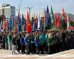 "Мы - будущее страны". В Минске отмечают День белорусских студенческих отрядов