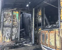 Оставленное без присмотра зарядное устройство стало причиной пожара в агрогородке Пограничный