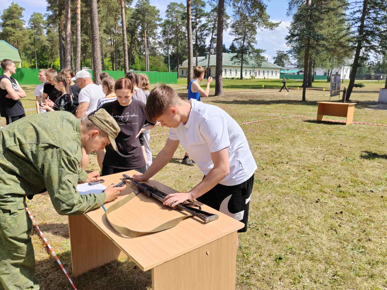 Военно-патриотический клуб «Западный рубеж» средней школы аг. Пограничный  стал призером областной игры «Орленок» - Берестовицкое районное объединение  профсоюзов