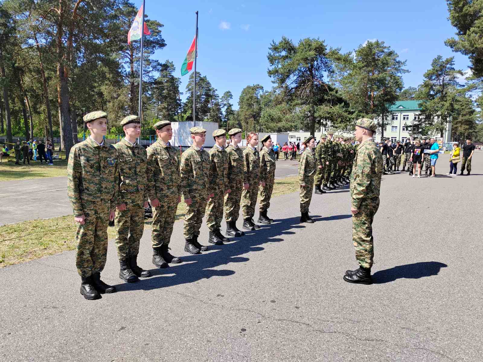 Военно-патриотический клуб «Западный рубеж» средней школы аг. Пограничный  стал призером областной игры «Орленок» - Берестовицкое районное объединение  профсоюзов